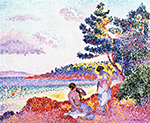 Henri-Edmond Cross Bathers, 1906 oil painting reproduction