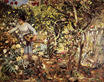 Henri-Edmond Cross Corner of the Garden in Monaco, 1884 oil painting reproduction
