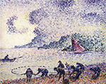Henri-Edmond Cross Fisherman, 1895 oil painting reproduction