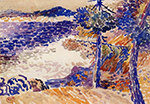 Henri-Edmond Cross Pines by the Sea oil painting reproduction