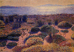 Henri-Edmond Cross Plage de la Vignassa, 1891 oil painting reproduction