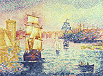 Henri-Edmond Cross Port Marseilles oil painting reproduction