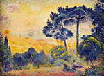 Henri-Edmond Cross Provence Landscape, 1898 oil painting reproduction