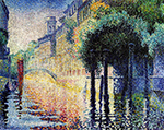 Henri-Edmond Cross Rio San Trovaso, Venice, 1903 oil painting reproduction