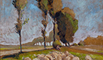 Henri-Edmond Cross Shepherd and Sheep oil painting reproduction