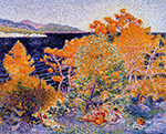 Henri-Edmond Cross Siesta by the Water, 1903 oil painting reproduction