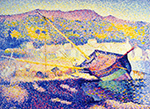 Henri-Edmond Cross The Blue Boat, 1899 oil painting reproduction