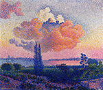 Henri-Edmond Cross The Pink Cloud, 1896 oil painting reproduction