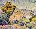 Henri-Edmond Cross The Pink House, 1901-05 oil painting reproduction