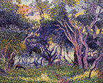 Henri-Edmond Cross The Undergrowth, 1906 oil painting reproduction