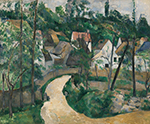 Paul Cezanne A Turn in the Road, 1881 oil painting reproduction