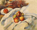 Paul Cezanne Apples on a Sheet, 1886-90 oil painting reproduction