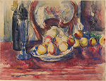 Paul Cezanne Apples, Bottle and Chairback, 1904-06 oil painting reproduction