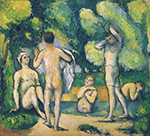 Paul Cezanne Bathers, 1880 oil painting reproduction