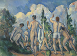 Paul Cezanne Bathers, 1890-91 oil painting reproduction