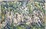 Paul Cezanne Bathers, 1900 oil painting reproduction