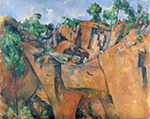 Paul Cezanne Bibemus Quarry, 1895 oil painting reproduction