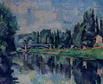 Paul Cezanne Bridge over the Marne,1888 oil painting reproduction