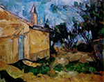Paul Cezanne Cabanon de Jourdan, 1906 oil painting reproduction