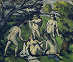 Paul Cezanne Five Bathers, 1877-78 oil painting reproduction