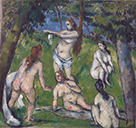 Paul Cezanne Five Bathers, 1878 oil painting reproduction