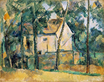 Paul Cezanne House and Trees, 1890-94 oil painting reproduction