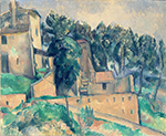 Paul Cezanne House in Bellevue, 1882-85 oil painting reproduction