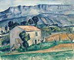 Paul Cezanne Houses in Provence, near Gardanne, 1885 oil painting reproduction