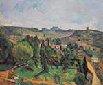 Paul Cezanne Ile de France Landscape, 1879-80 oil painting reproduction