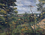 Paul Cezanne In the Oise Valley, 1880 oil painting reproduction