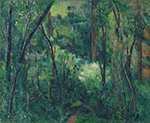 Paul Cezanne In the Woods, 1885 oil painting reproduction