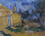 Paul Cezanne Jourdan's Cottage, 1906 oil painting reproduction