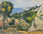 Paul Cezanne Landscape from Jas de Bouffan, 1878-80 oil painting reproduction