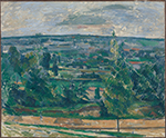 Paul Cezanne Landscape near Aix-en-Provence, 1865 oil painting reproduction
