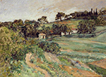 Paul Cezanne Landscape near Aix-en-Provence oil painting reproduction