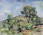 Paul Cezanne Landscape near Paris, 1876 oil painting reproduction