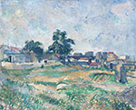 Paul Cezanne Landscape with Watermill, 1871 oil painting reproduction