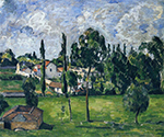 Paul Cezanne Landscape, 1865-67 oil painting reproduction