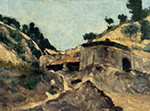 Paul Cezanne Landscape, 1866 oil painting reproduction