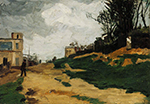 Paul Cezanne Landscape, Auvers, 1873 oil painting reproduction