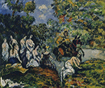 Paul Cezanne L'Estaque, View through the Trees, 1878-79 oil painting reproduction