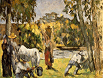 Paul Cezanne Life in the Fields, 1876-77 oil painting reproduction