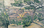 Paul Cezanne Morning View of L'Estaque against the Sunlight, 1882-83 oil painting reproduction