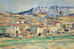 Paul Cezanne Mount Sainte-Victoire and the Viaduct of the Arc River Valley, 1882-85 oil painting reproduction