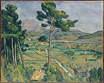 Paul Cezanne Mount Sainte-Victoire Seen from Gardanne, 1885-86 oil painting reproduction