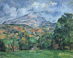 Paul Cezanne Mount Sainte-Victoire, 1902-04 oil painting reproduction