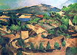 Paul Cezanne Mountains Seen from L'Estaque, 1886 oil painting reproduction