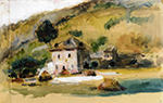 Paul Cezanne Near Aix-en-Provence, 1865-67 oil painting reproduction