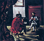 Paul Cezanne Paul Alexis and Zola, 1869-70 oil painting reproduction