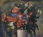 Paul Cezanne Pot of Flowers, 1875-76 oil painting reproduction